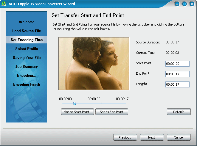 ImToo Apple TV Video Converter - Wizard Mode