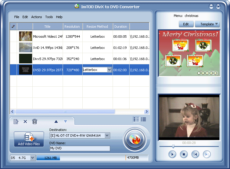 ImTOO DivX to DVD Converter 3.0.45.1218