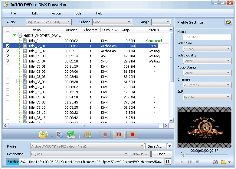 ImTOO DVD To DIVx Converter+keygen FREE Rapidshare Links for Download
