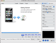 Rip DVD and convert DVD to iPhone(MPEG-4), convert DVD to iPhone music MP3, WAV, M4A, put DVD on iPhone for Mac