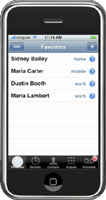 iPhone - a phone call away