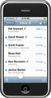 Apple iPhone - mailbox for internet