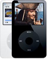 iPod. Holds music, photos, and video. 30GB, 80GB.