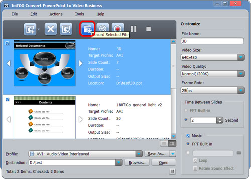 ImTOO Convert PowerPoint to Video Business