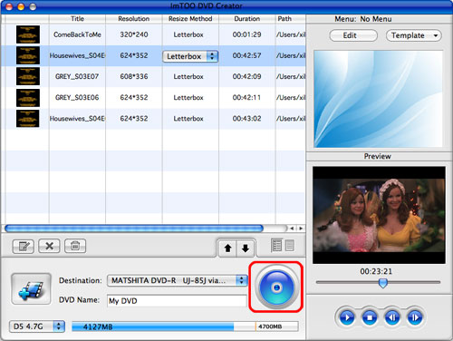 ImTOO DVD Creator for Mac