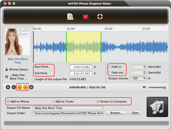 Convert mp3 to ringtone