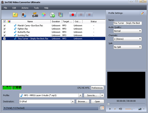 convertire flac in mp3