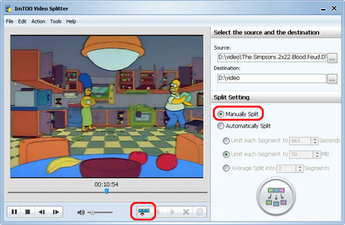 ImTOO Video Splitter