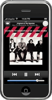iPhone - playing iPod's music and video.