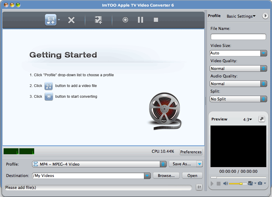 ImTOO Apple TV Video Converter for Mac software