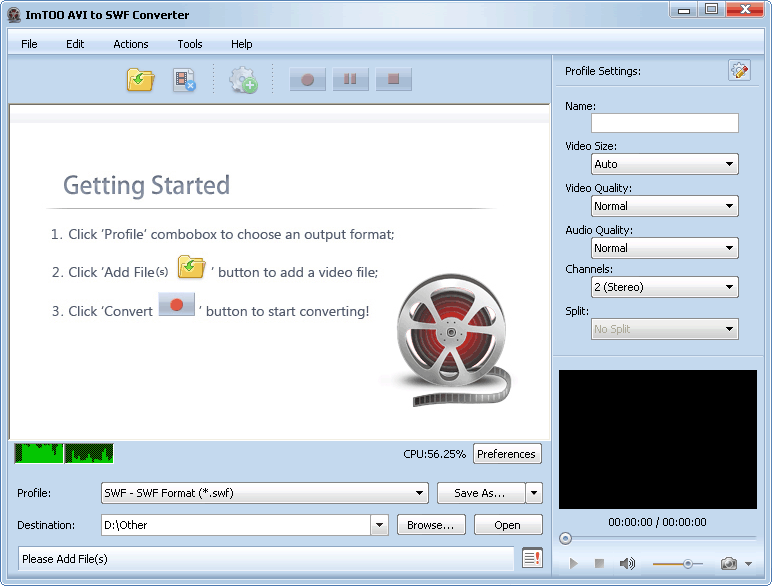 ImTOO AVI to SWF Converter