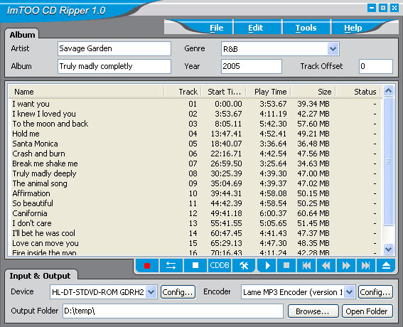 ImTOO CD Ripper