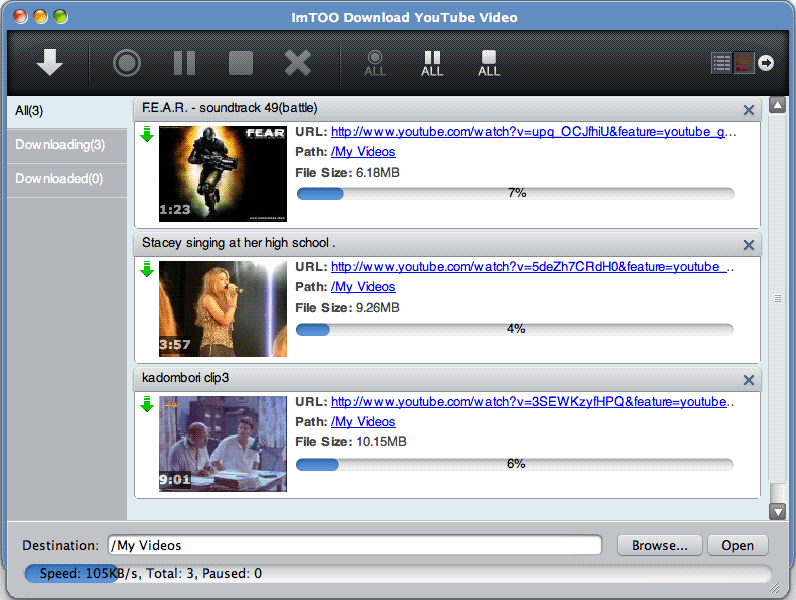 ImTOO Download YouTube Video for Mac