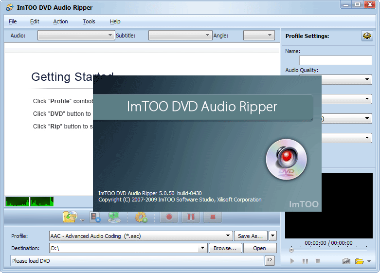 ImTOO DVD Audio Ripper
