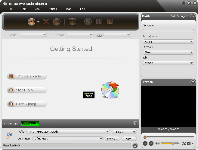 ImTOO DVD Audio Ripper 6.6.0.0623 screenshot