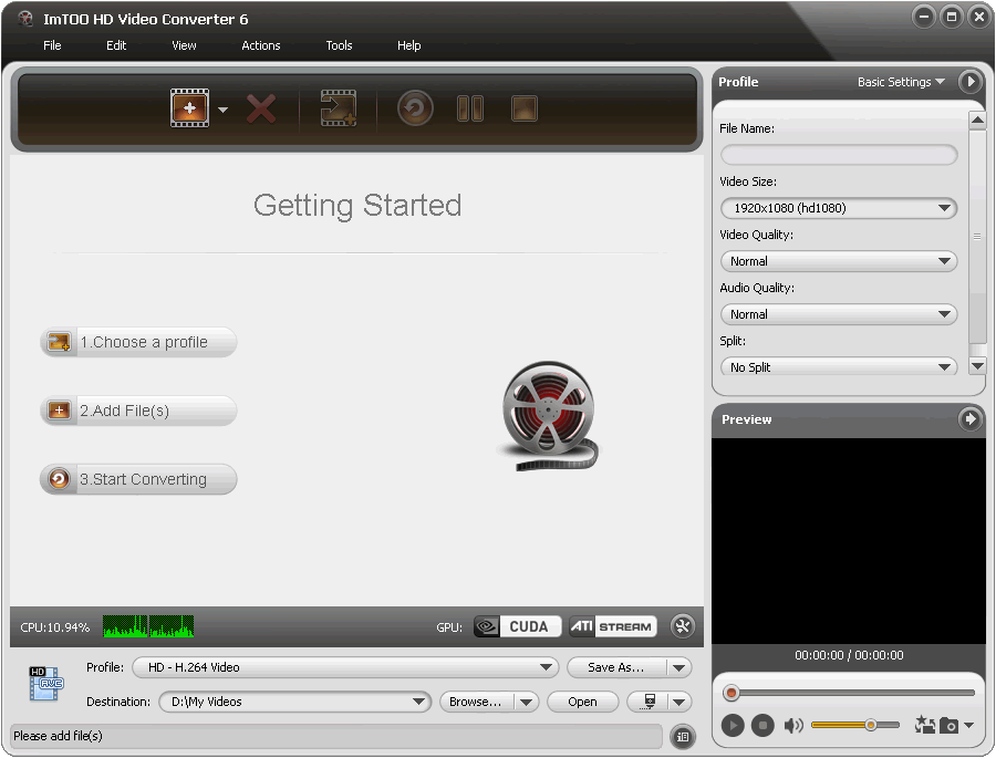 ImTOO HD Video Converter 6.6.0.0623