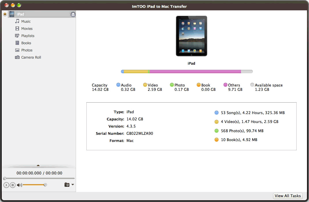 ImTOO iPad to Mac Transfer