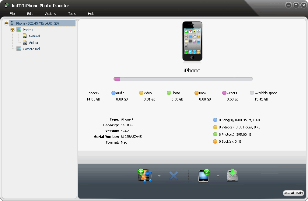 Windows 7 ImTOO iPhone Photo Transfer 1.0.0.0421 full