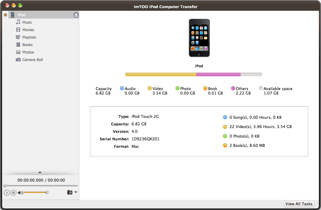 ImTOO iPod Computer Transfer for Mac 4.0.3.0311