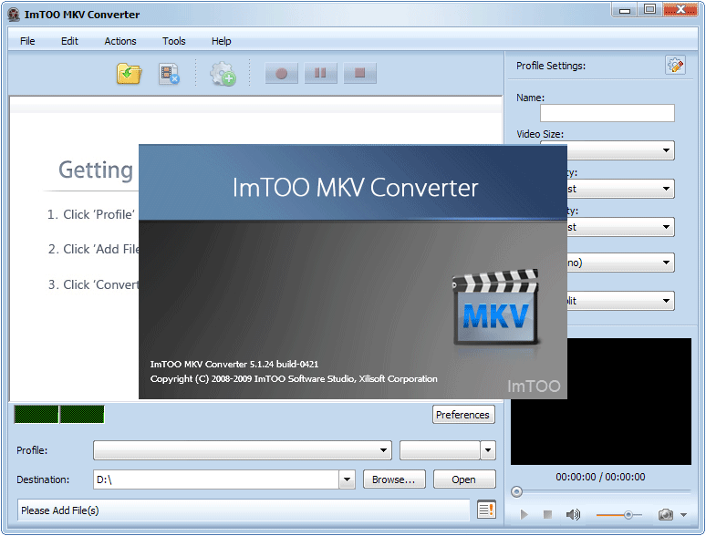 ImTOO MKV Converter 5.1.26.0710