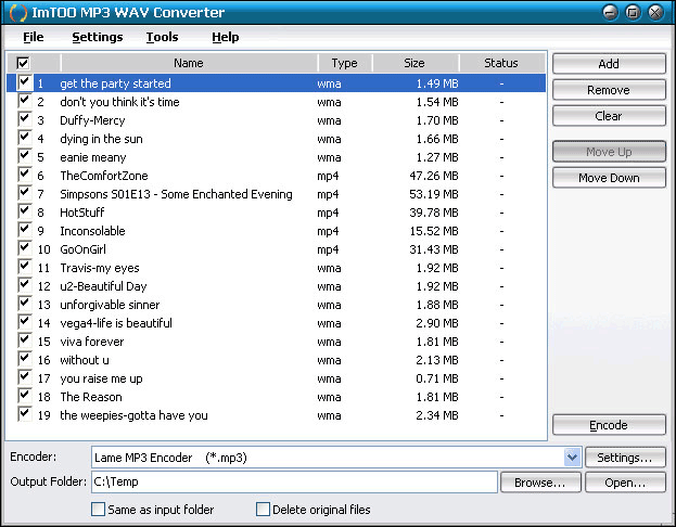 ImTOO MP3 WAV Converter