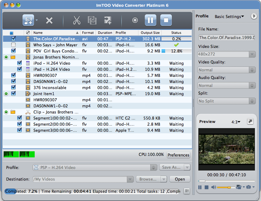 ImTOO Video Converter Platinum for Mac 7.0.0.1121 full