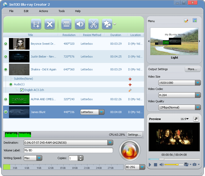 ImTOO Blu-ray Creator Express