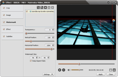 ImTOO Blu-ray to MKV Converter 6.0.0.0704 screenshot