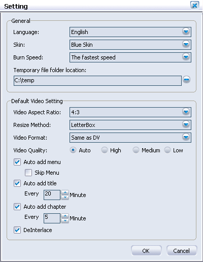 Easy DV to DVD