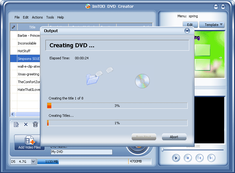 ImTOO DVD Creator