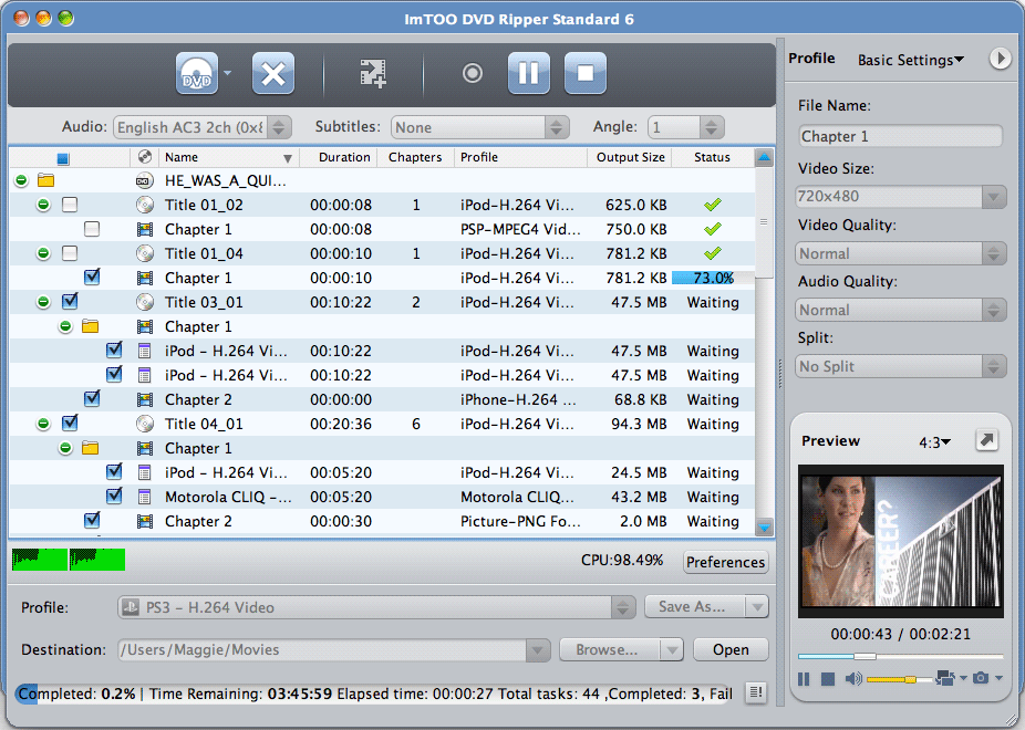 ImTOO DVD Ripper Standard for Mac 7.0.0.1121 full