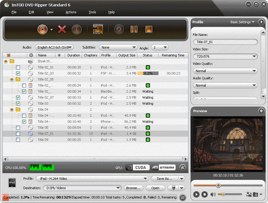 ImTOO Ripper Pack Gold screenshot