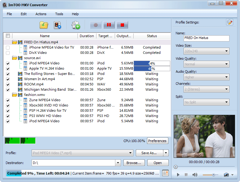 ImTOO MKV Converter 5.1.26.0710