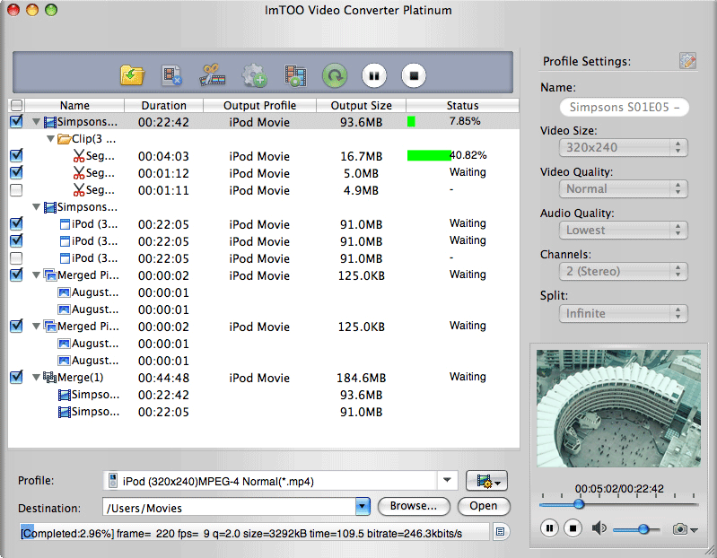ImTOO Video Converter Platinum for Mac
