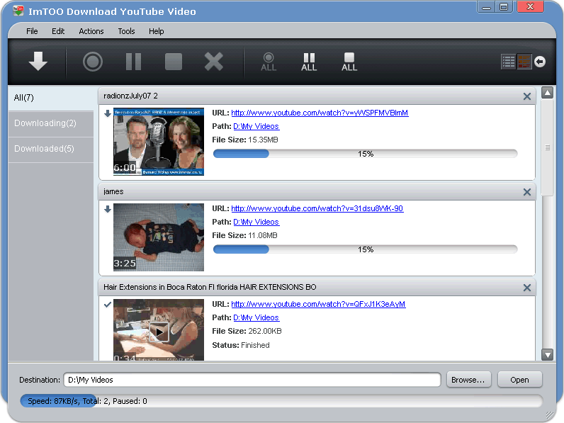 ImTOO Download YouTube Video