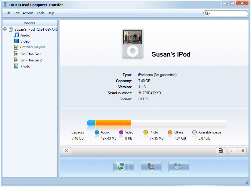 ImTOO iPod Computer Transfer