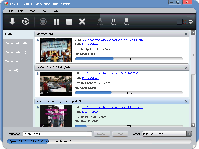 ImTOO YouTube Video Converter