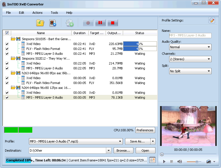 ImTOO XviD Converter