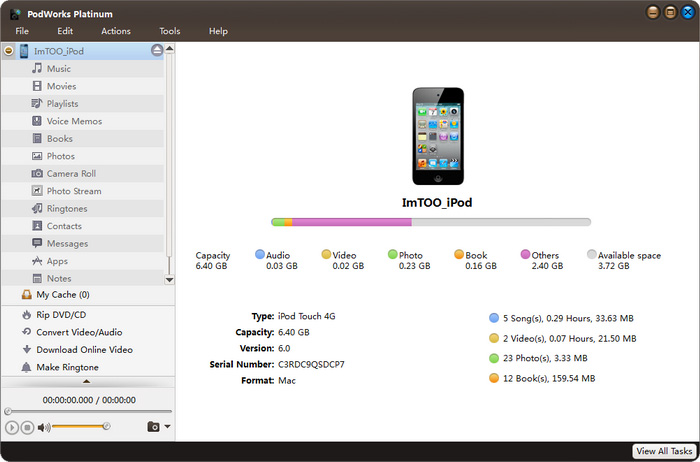 PodWorks Platinum screenshot