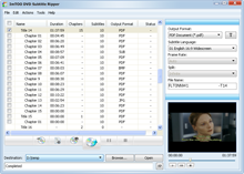 ImTOO DVD Subtitle Ripper Screenshot