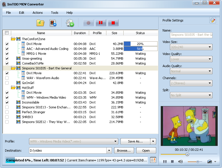 ImToo mov converter v3.1