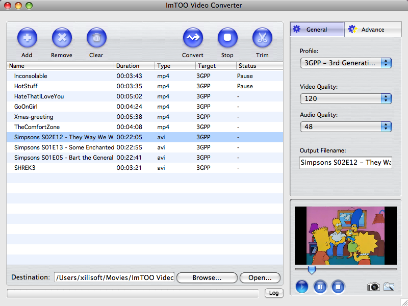 ImTOO Video Converter for Mac
