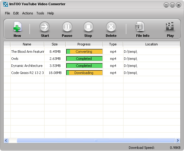ImTOO YouTube Video Converter