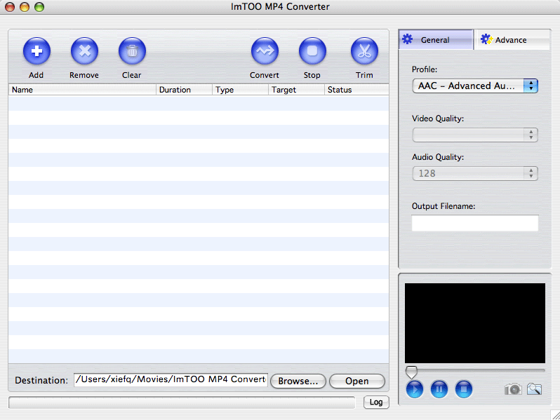 ImTOO MP4 Converter for Mac 3.2.59.1218