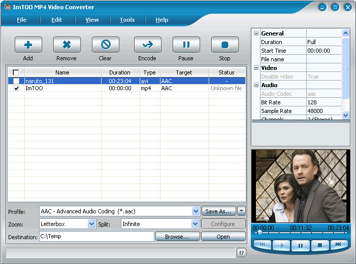 A powerful mp4 video and audio converter