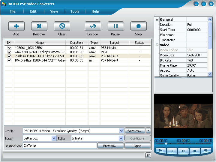 ImTOO PSP Video Converter